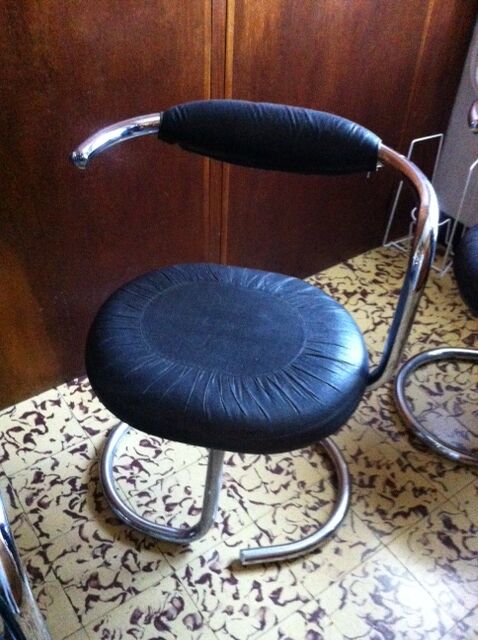 Suite de 4 chaises de Giotto Stoppino 1970