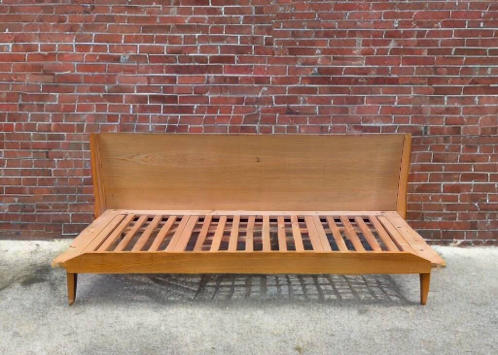 Lysecky Nabytok sofa bed, Czech vintage 1960s