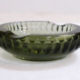 Smoked art deco ashtray