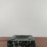 Vintage black marble ashtray, 1970