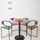 4 Memphis style bar stools, 1980s