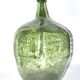 Large demijohn carboy 25l green glass bottle h52cm