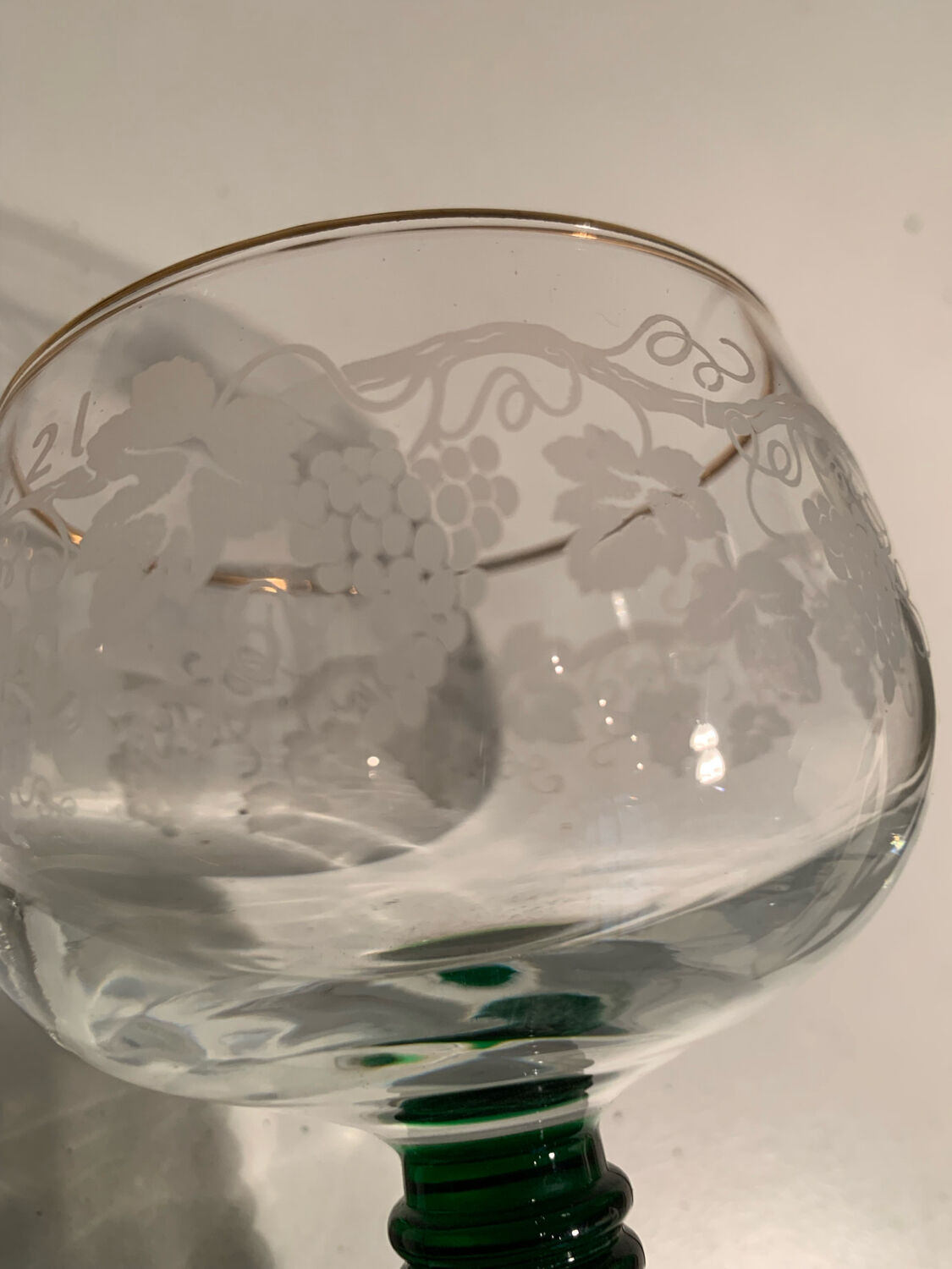 Six verres à vin d alsace