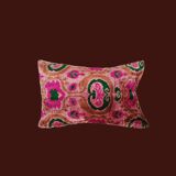 Housse Ikat en Velours de Soie