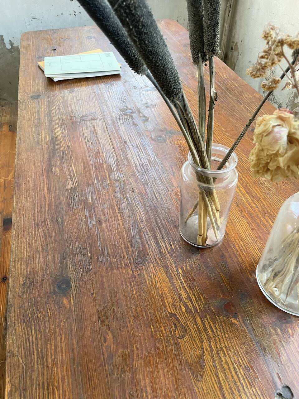 Guinguette table and its 2 benches