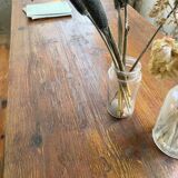 Guinguette table and its 2 benches