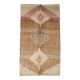 Vintage Neutral Faded Brown Mid Century Modern Turkish Vintage, 190x340 Cm