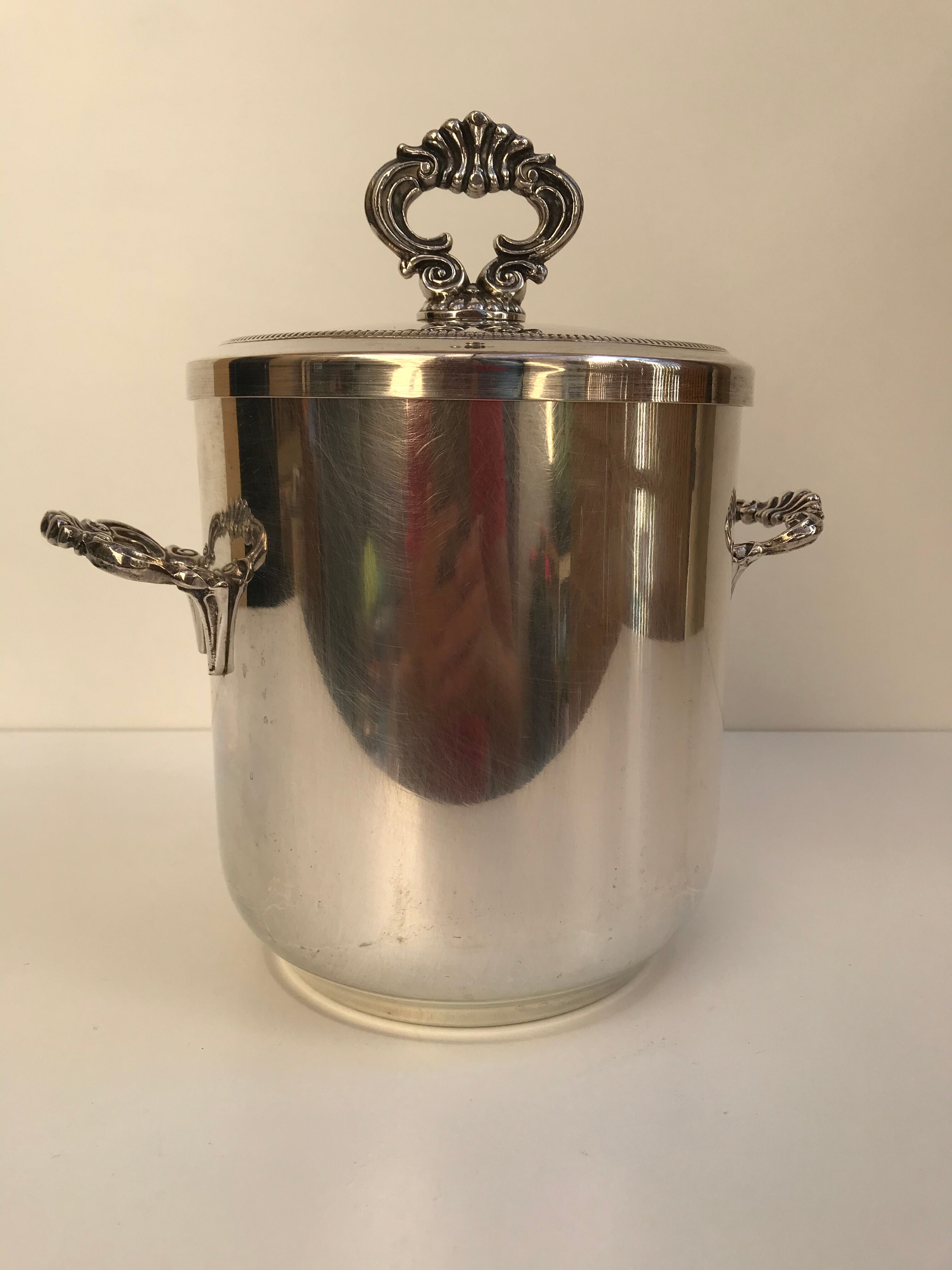 Bossi silver ice bucket
