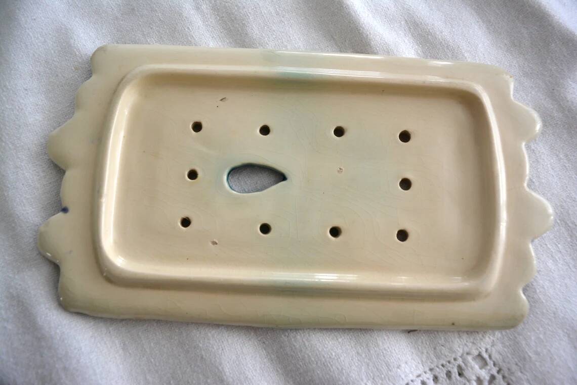 Ceramic tray Asparagus slip