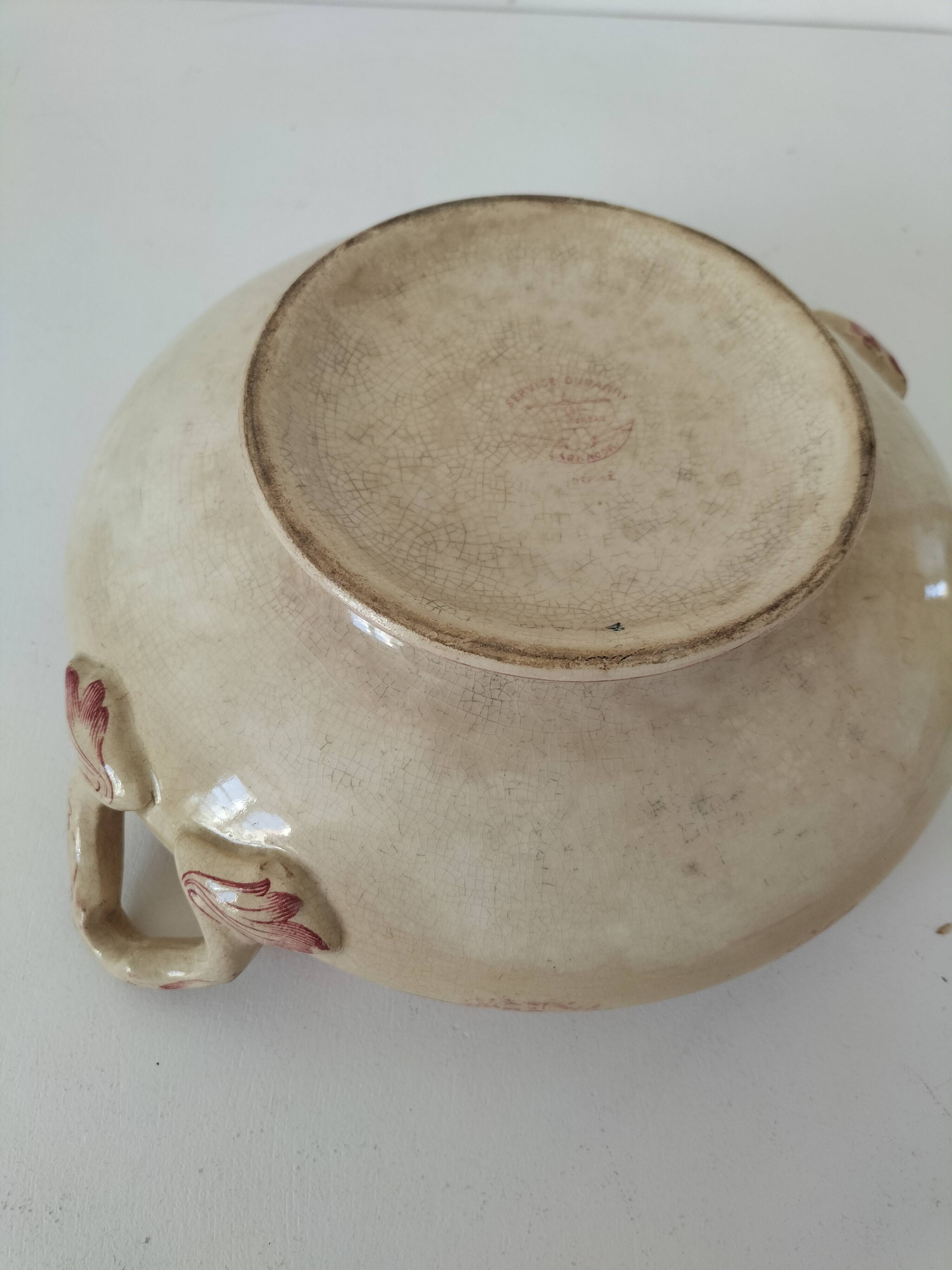 Vegetable dish Dubarry - Creil and Monterau 1880-1900