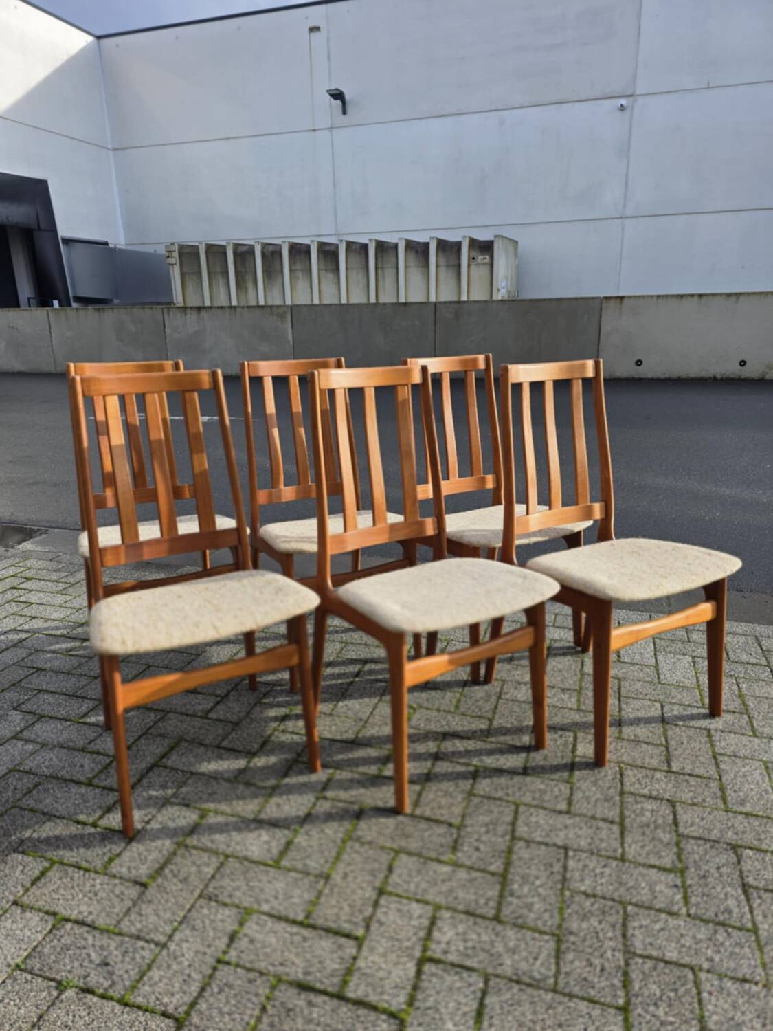 6 Danish teak chairs, Schionning & Elgaard, 1960