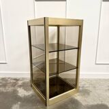 Console années 70 verre fumé