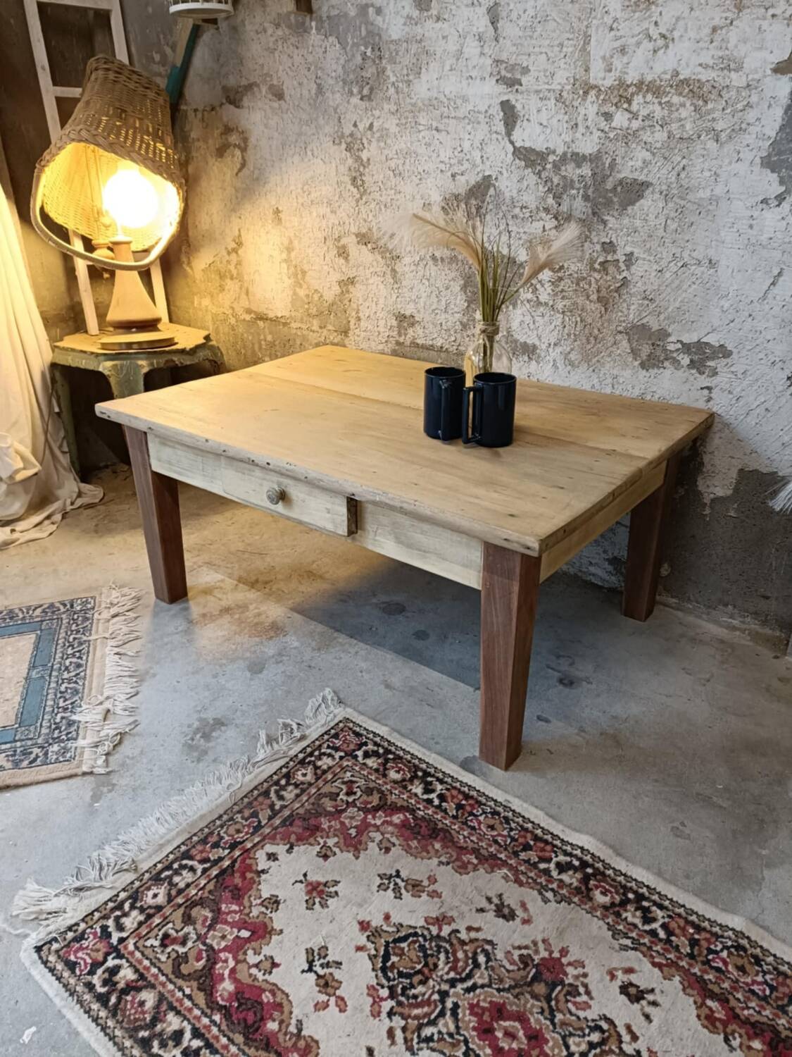 Table basse de ferme