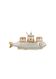 Ensemble de condiments vintage en forme de poisson
