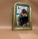 Napoleon III mirror in gold and silver