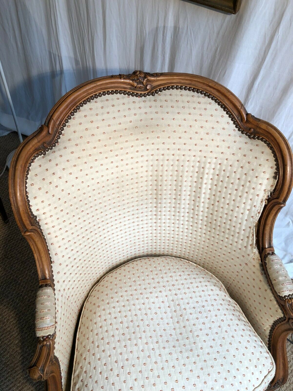 19th century Louis XV-style shepherdess chair