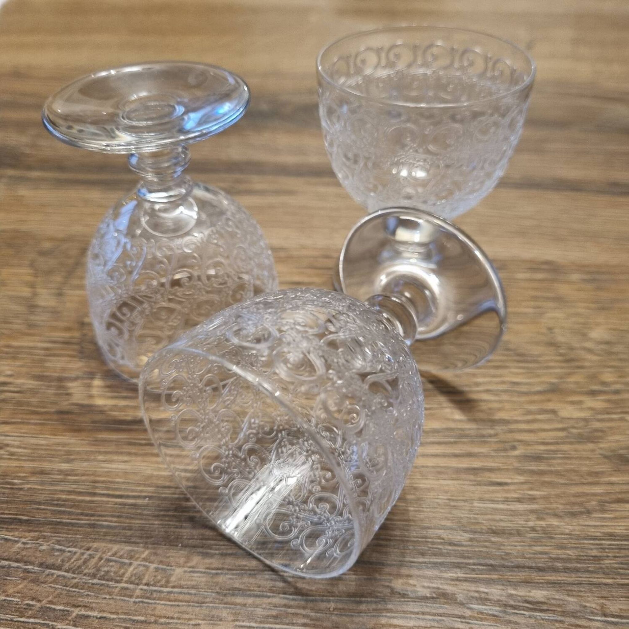 Verre a vin cuit Baccarat modèle Rohan, 1920