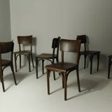 Pub Chairs from Thonet, 1930s, Set of 6