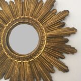 Vintage sun mirror 60s, 26 cm