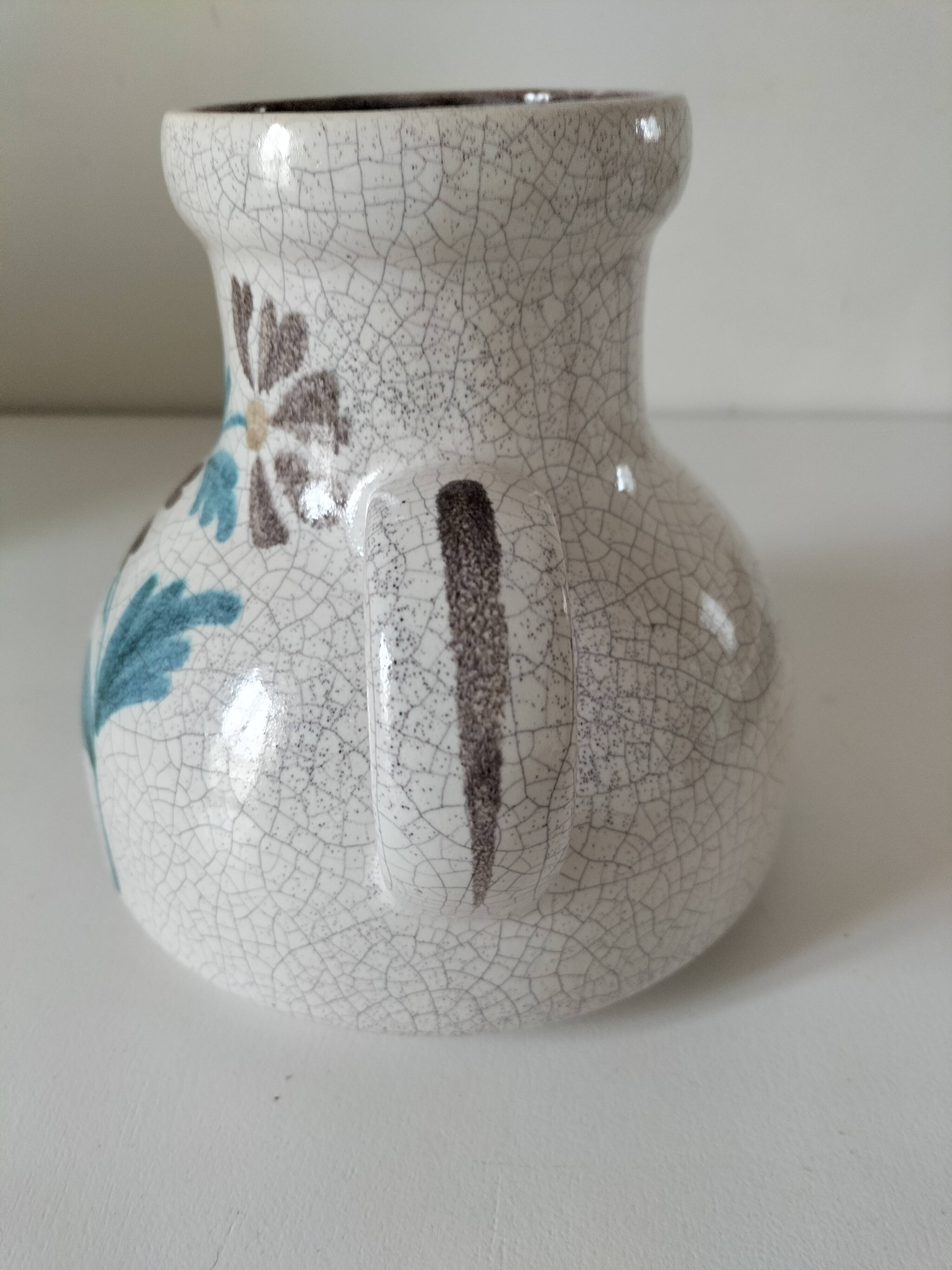 Large Saint-Clément pitcher with cracked charm