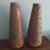 pair of engraved terracotta vases 1969