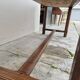 19th century solid walnut Burgundy farmhouse table with two drawers - 1m82