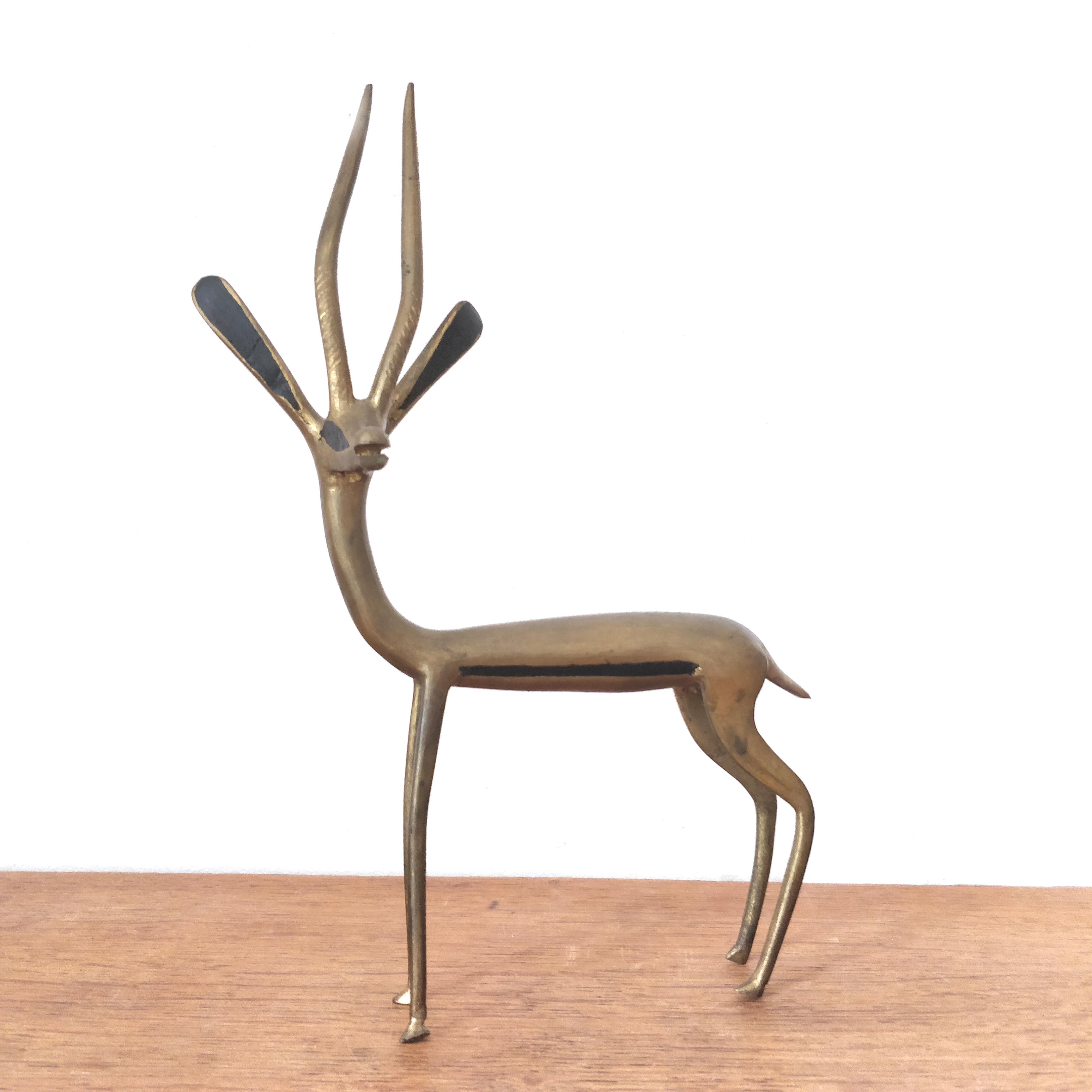 Brass Gazelle 1950s