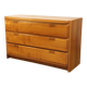 Commode vintage en orme massif, 1970