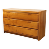 Vintage chest of drawers in solid elm, 1970