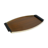 Vintage formica wood tray