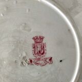 Flat plate Terre de Fer Gien Model Chantecler Red Rooster