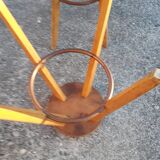 Deux tabourets stella vintage années 50 pieds compas