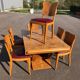 Art deco elm burl dining room