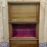Mahogany and oak desk display cabinet from the MD brand, manufactured in the 1960s - removable