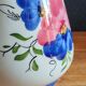Vintage Ceramic Jug Hand-Painted, Flower Vase