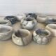Our marble candle holders