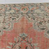 Red & Cream Classic Pattern Vintage Rug, 180x261Cm