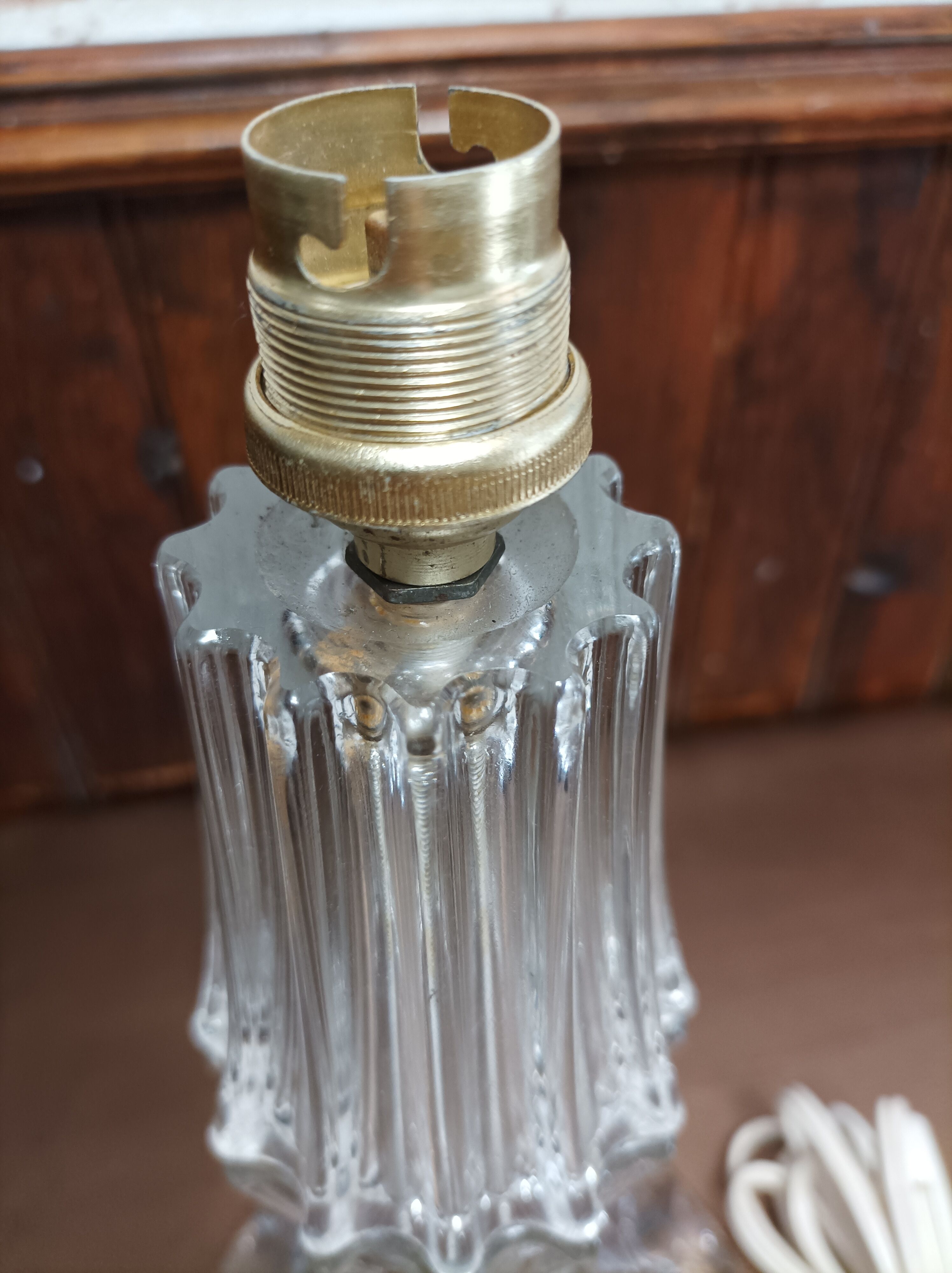 30 cm crystal lamp base