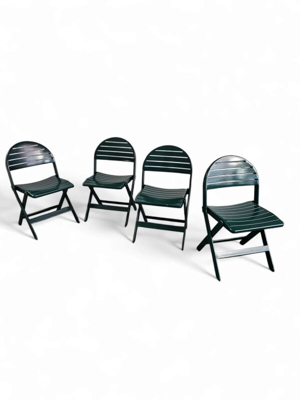 4 x Niels Gammelgaard / Ikea vintage / chaise pliante / 1993