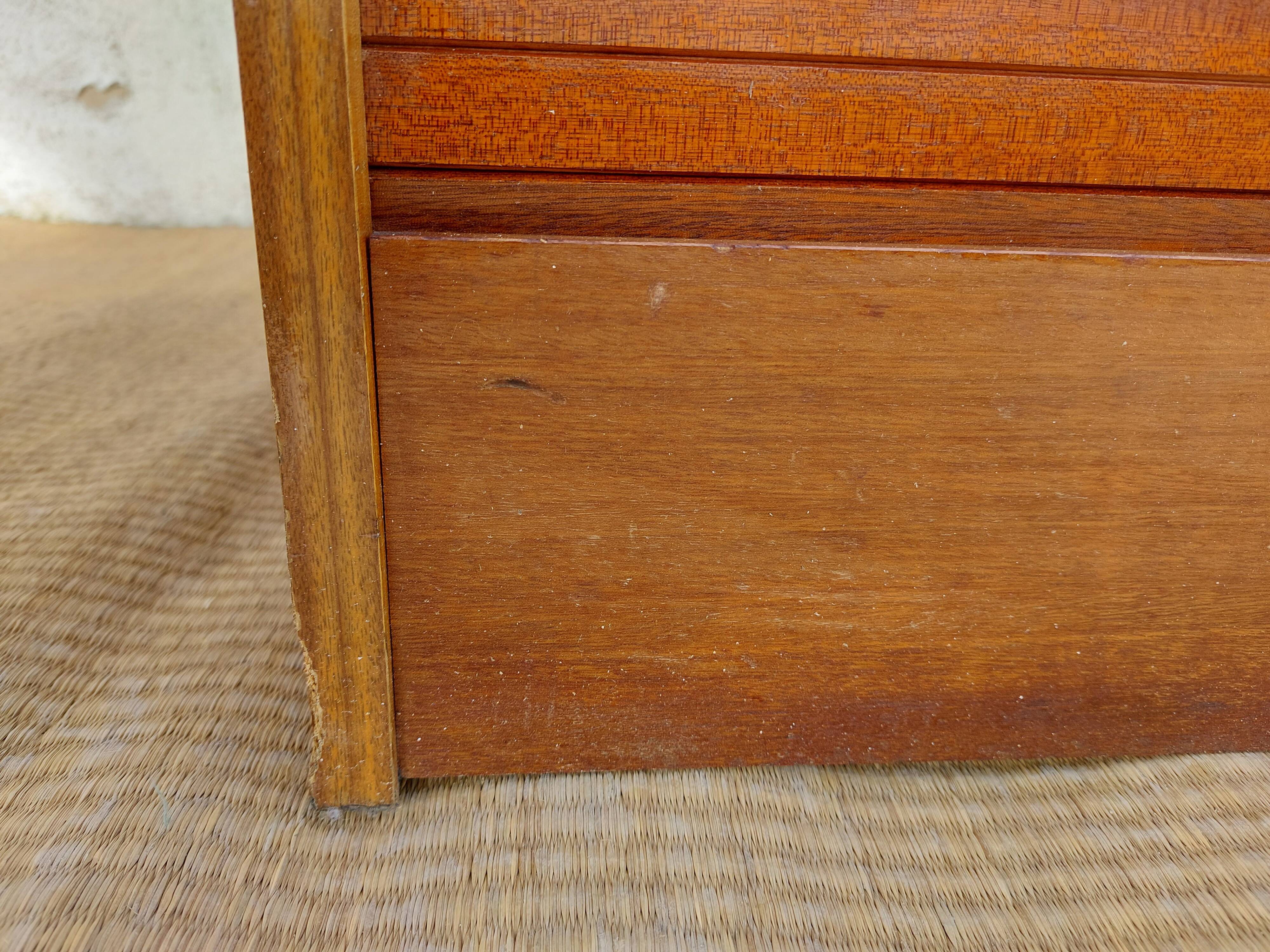 curtained filing cabinet