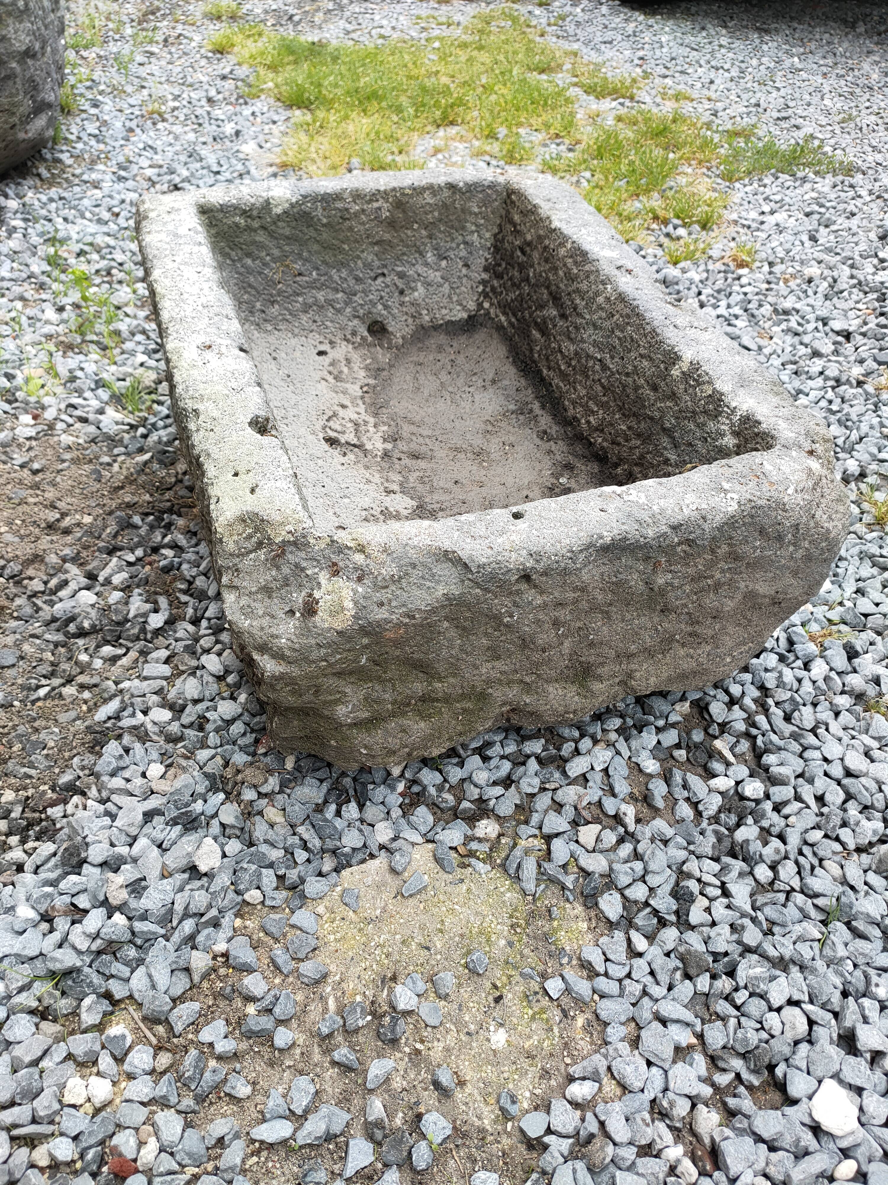Blue stone tray cut 19th century