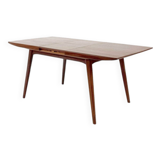 extendable vintage dining table by Louis van Teeffelen for Wébé