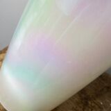 Iridescent glass vase