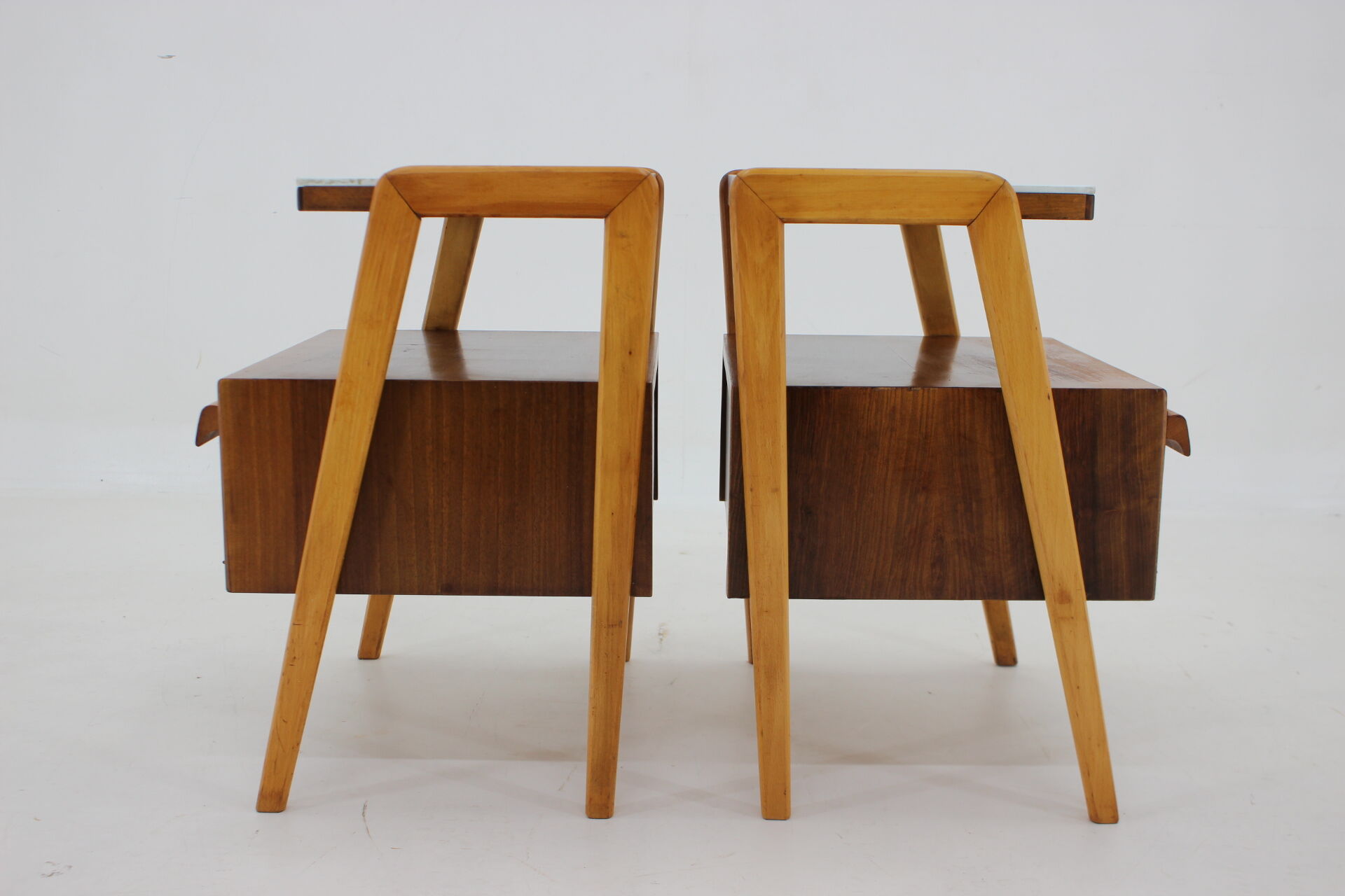 1960s Pair of Bedside Tables by Interier,Czechoslovakia