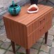 Table de chevet année 70 style scandinave