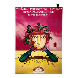 Avoriaz cinema festival poster 1977
