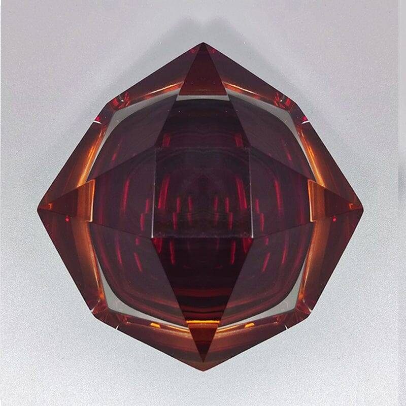 Cendrier ou attrape-tout marron des années 1960 par Flavio Poli pour Seguso