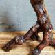 Pied de lampe bois cep de vigne Art-populaire ancien