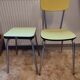 Chaise et tabouret elem en formica