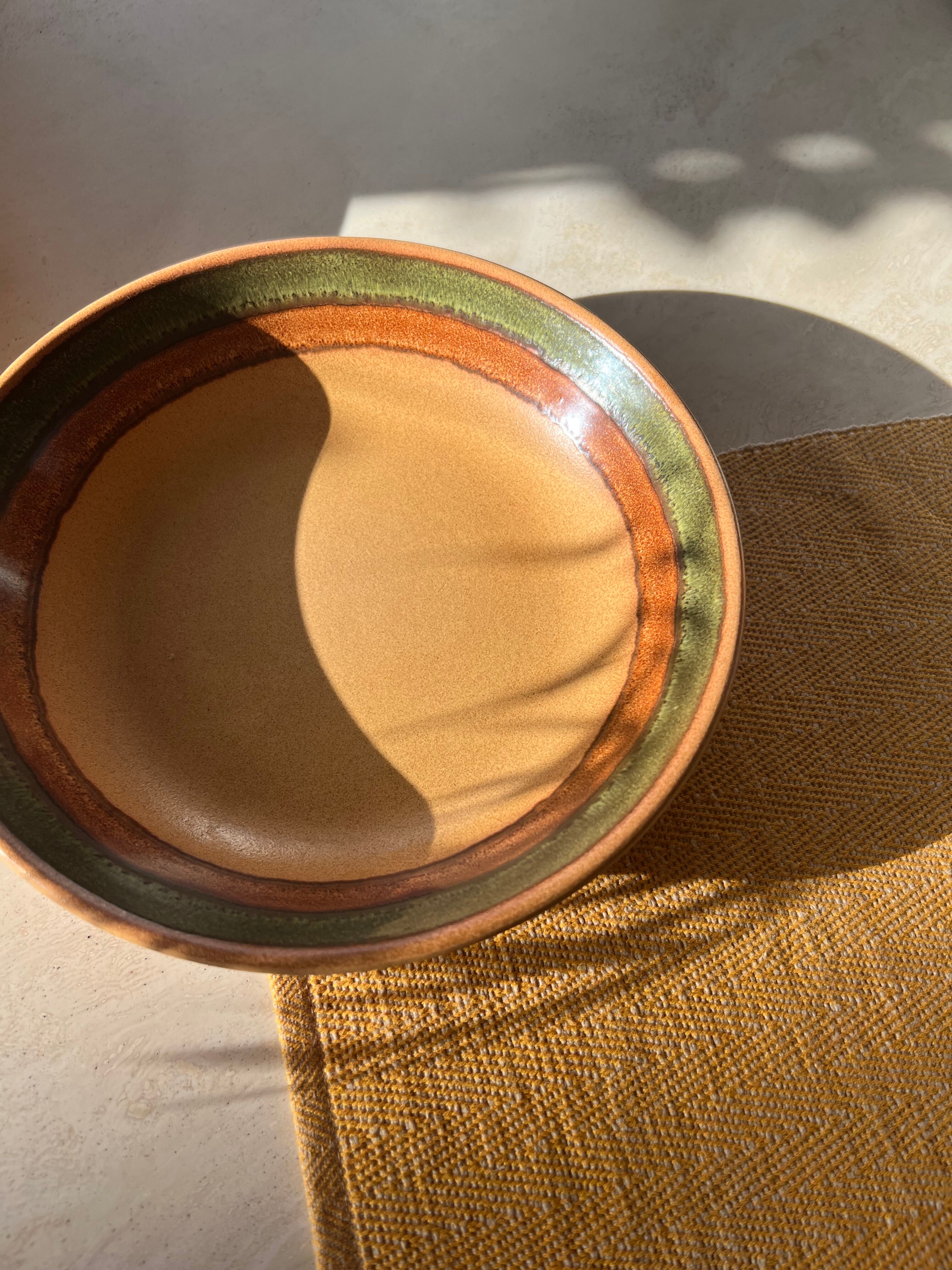 Assiettes creuses des ateliers d'art Badonviller